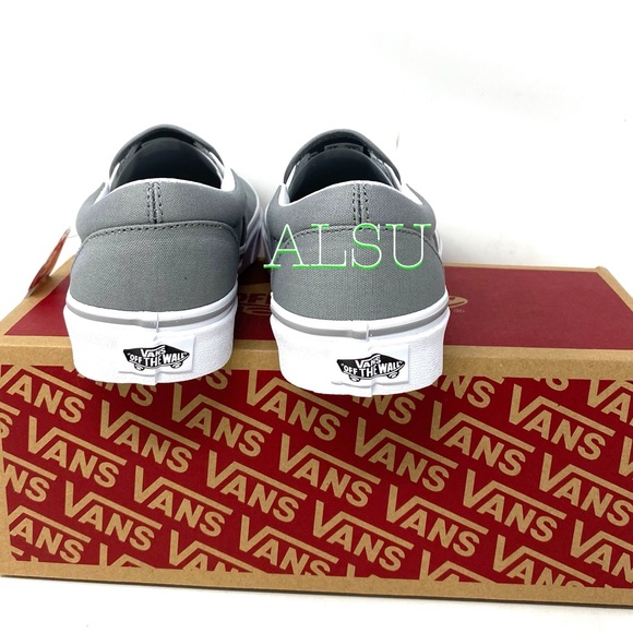 VANS Classic Slip On Wild Canvas Gray Casual Shoes Women’s Size 9.5 VN0003Z4LNQ - Picture 7 of 10